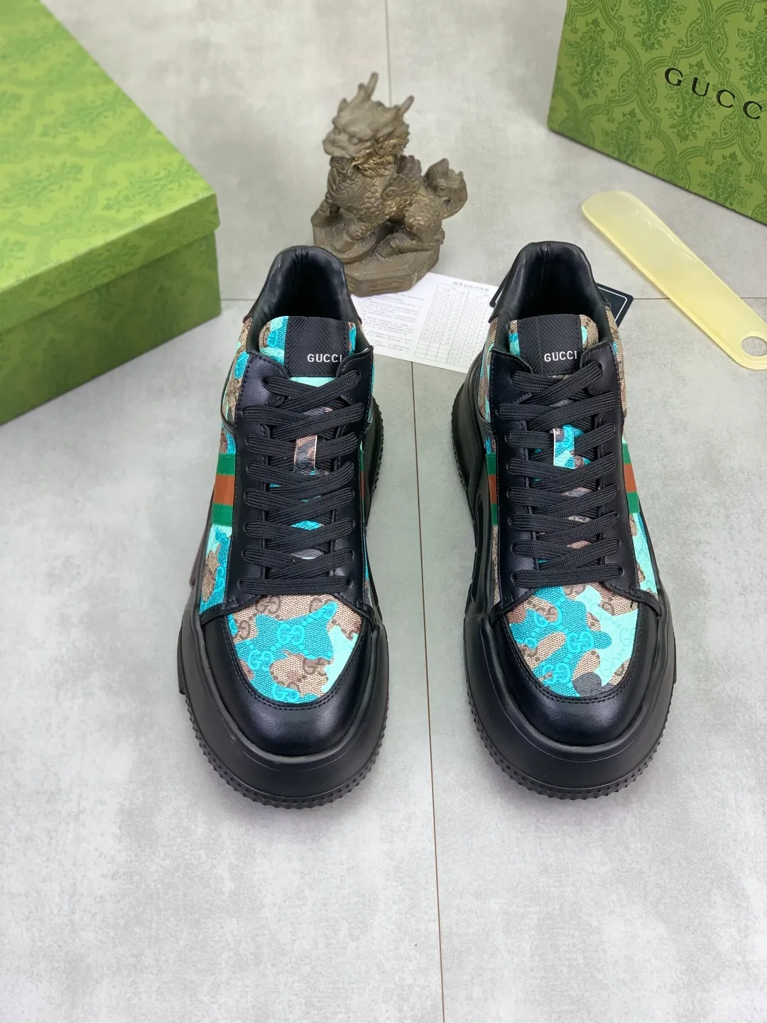 Men's shoes P440 💰[New style]🆘 The latest model from Gucci GUCCI official website🎁Classic casual fashion high-top men's shoes👟Best model💥The version is simple and elegant, exclusive for trendy men. Unique official website latest brand elements👑Gucci original decoration, fashionable and generous, the fabric is original soft calfskin➕Comfortable soft first-layer pigskin lining ✅The official website specifies the wear-resistant casual outsole, the classic model is taken in kind🎬Color: 4️⃣colors available😍Number: 38-44